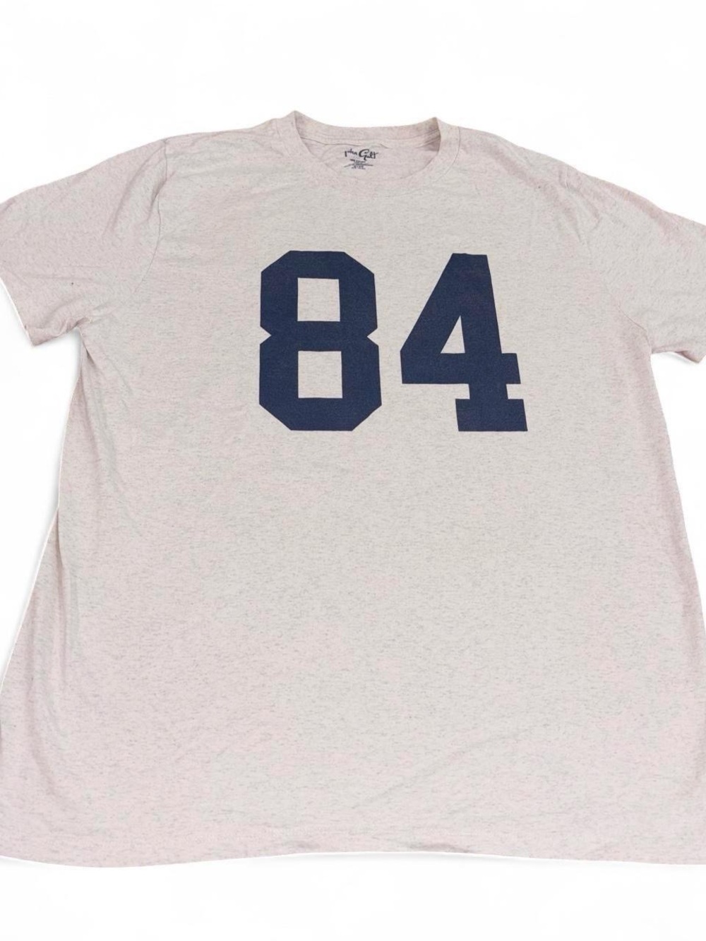 Graphic Tee with '84' Print - John Galt one size